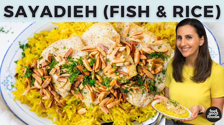 Συνταγή Sayadieh με ψάρι